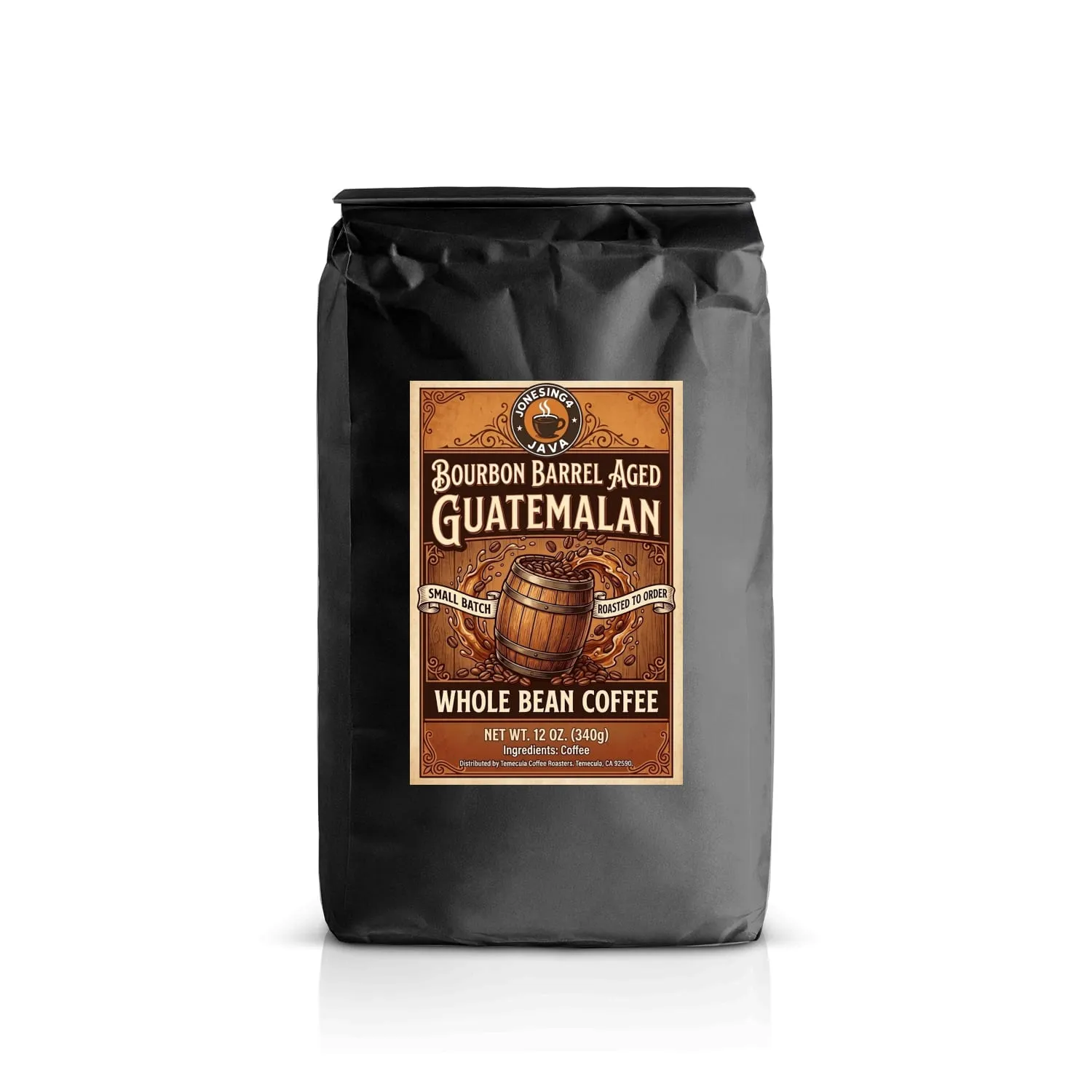 Bourbon Barrel Aged Guatemalan coffee